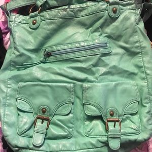 Teal Crossbody book bag